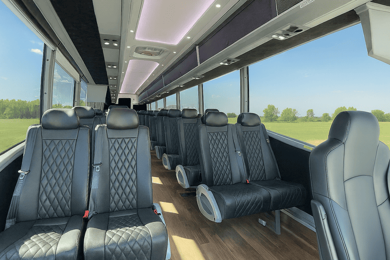 coach bus in Redwood City