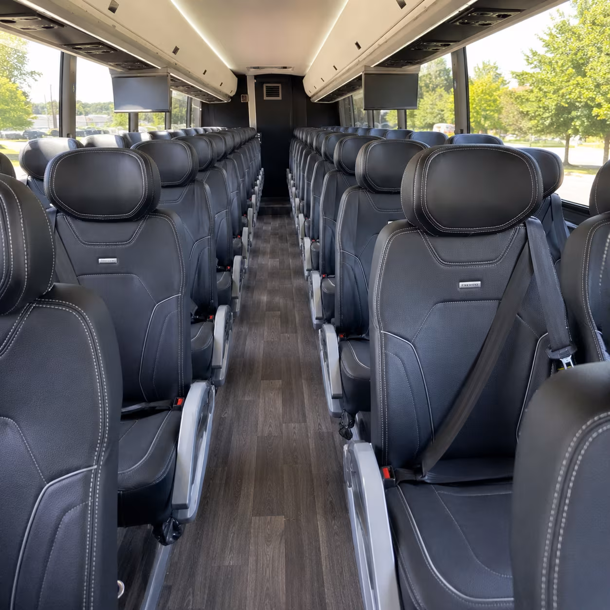 charter bus rentals across redwood city and california