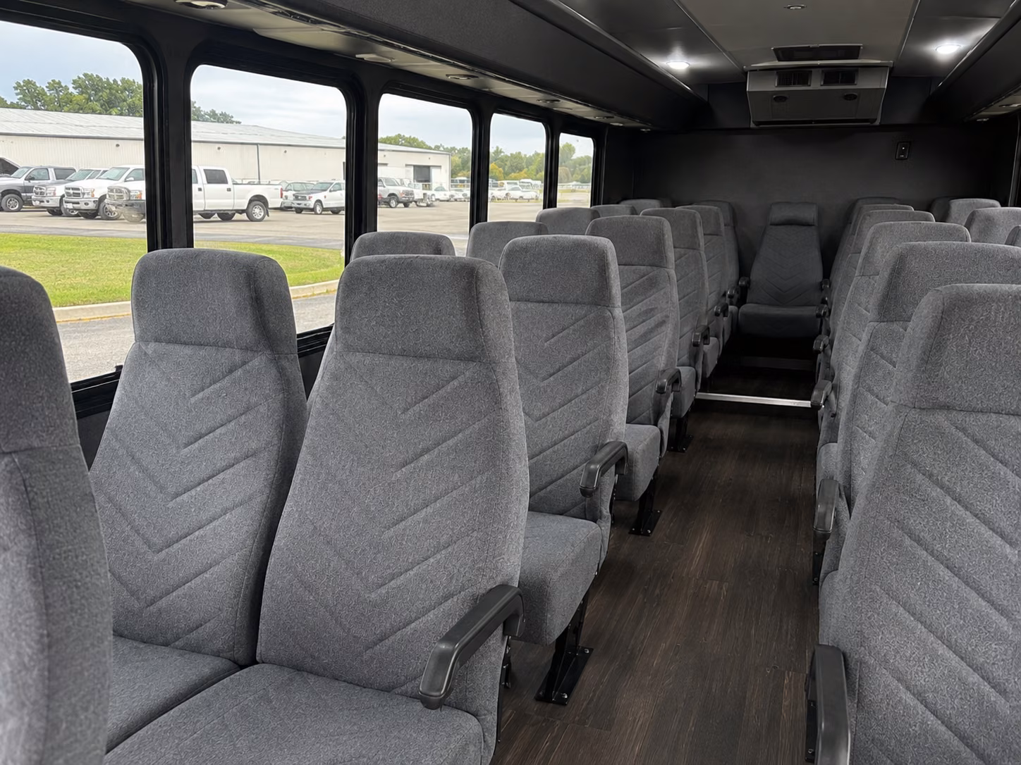 redwood city 18 passenger minibus inside
