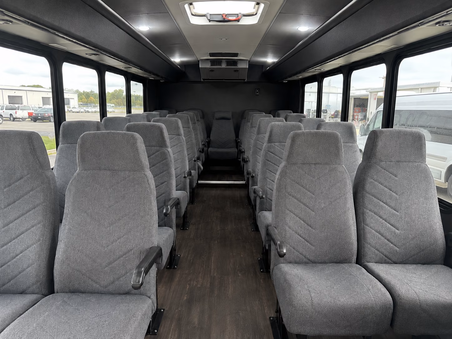 redwood city 20 passenger minibus inside