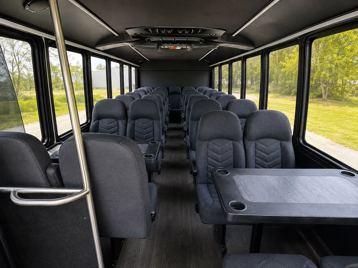 redwood city 20 passenger minibus interior
