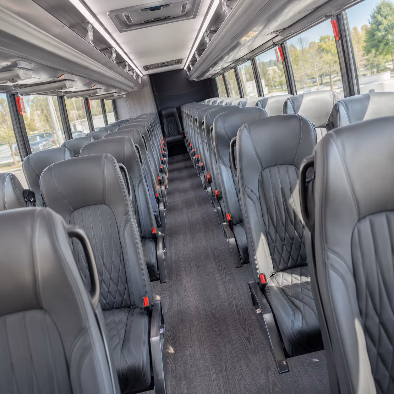 redwood city 25 passenger minibus inside