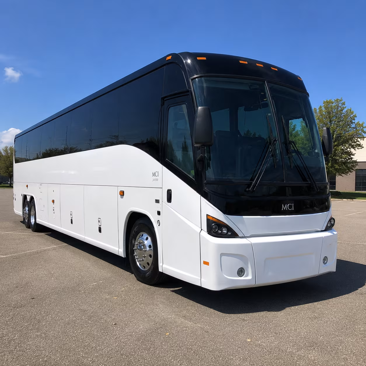 redwood city 45 passenger charter bus