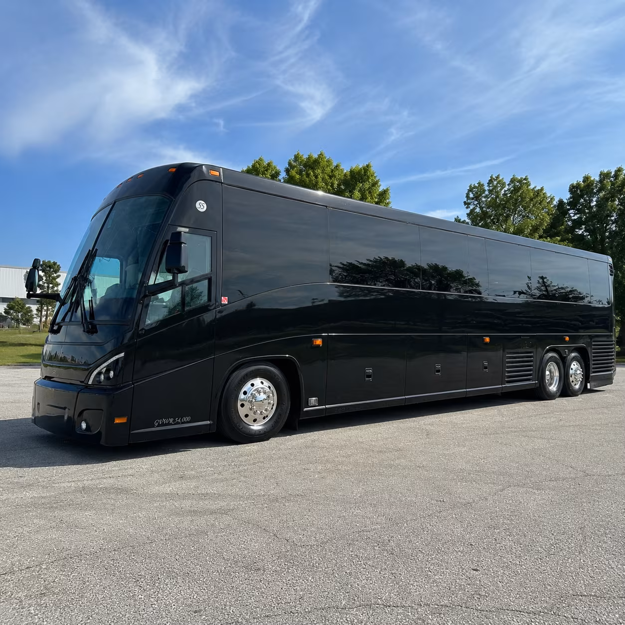 redwood city 47 passenger charter bus