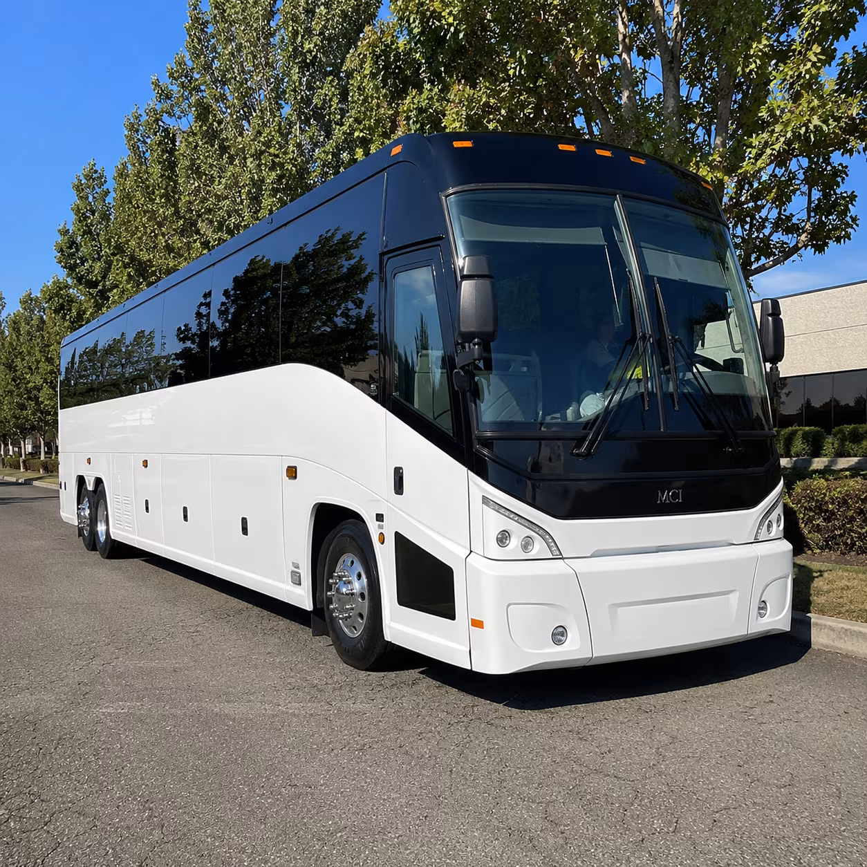 redwood city 50 passenger charter bus