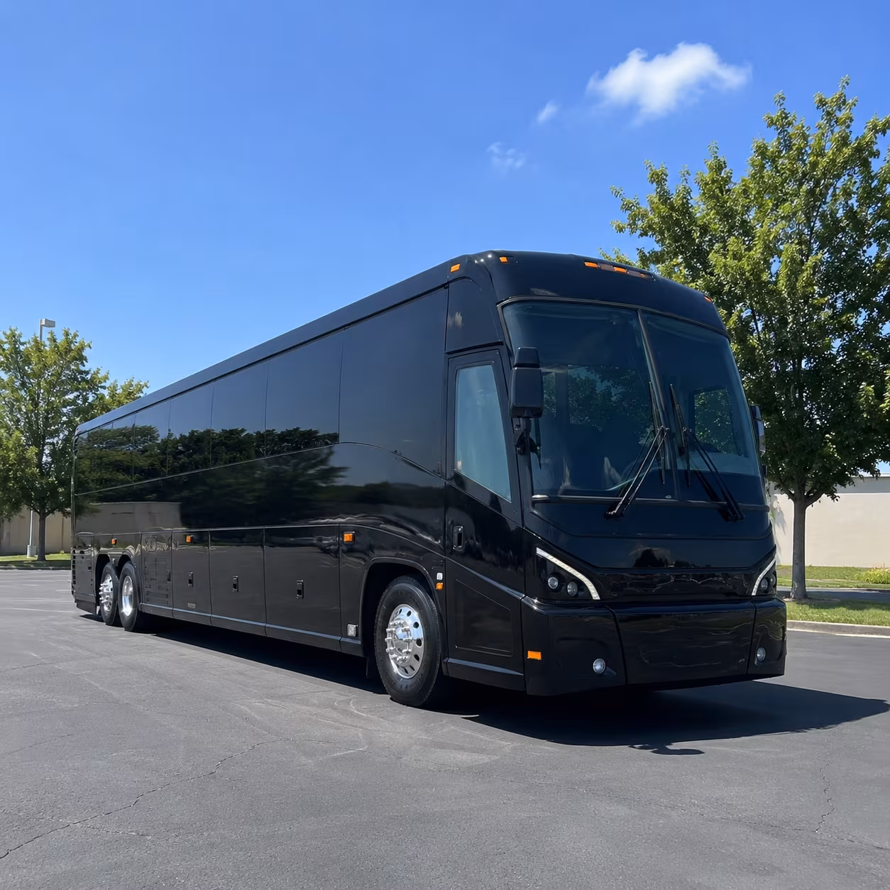 redwood city 56 passenger charter bus