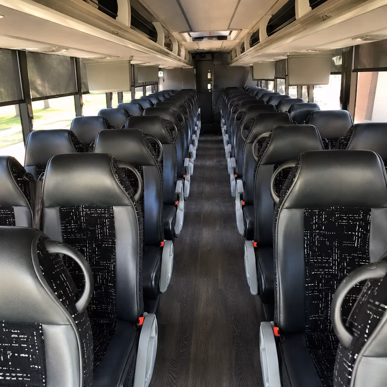 redwood city charter bus inside
