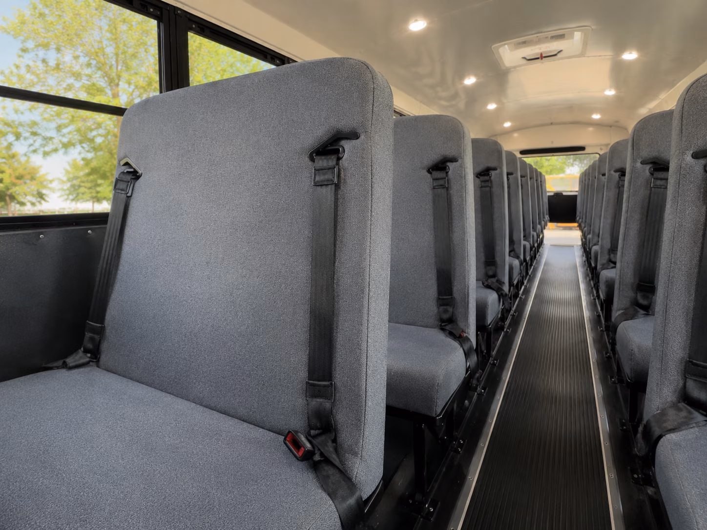 redwood city school bus inside