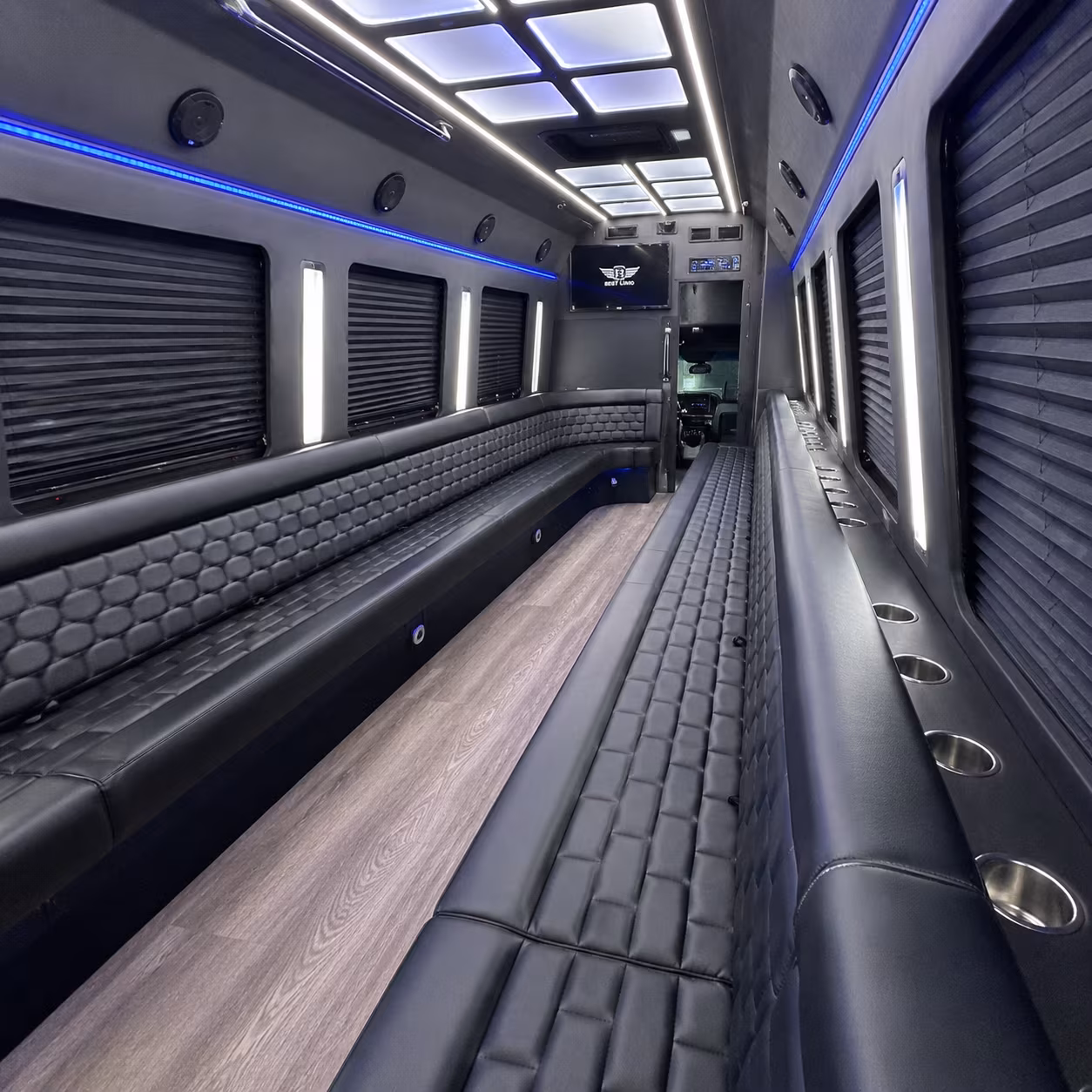 redwood city wedding party bus rental
